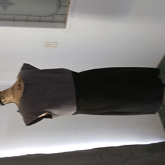 OLIVIA MATTHEW'S DRESS SIZE 14 BLACK AND GRAY - Picture 2 of 6